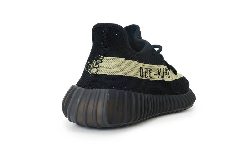 Adidas X Kanye West Yeezy Boost 350 V 2 Black Green BY 9611 Sz